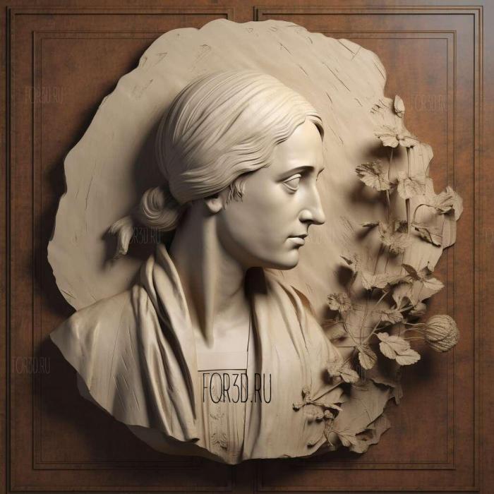Mary Shelley 1 stl model for CNC